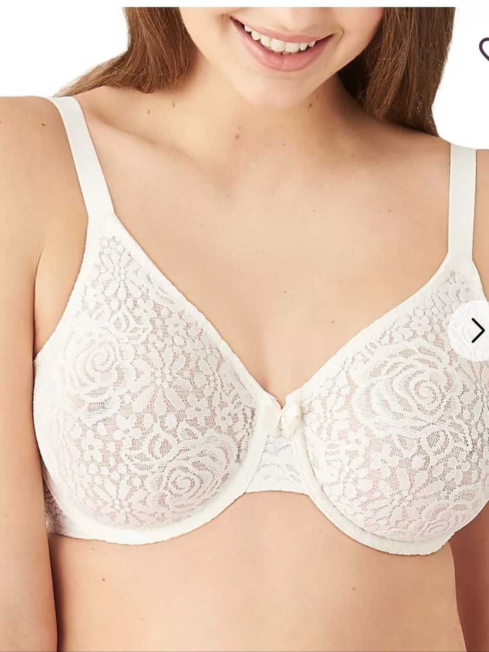 Wacoal Halo Lace Underwire Bra Size 36DD